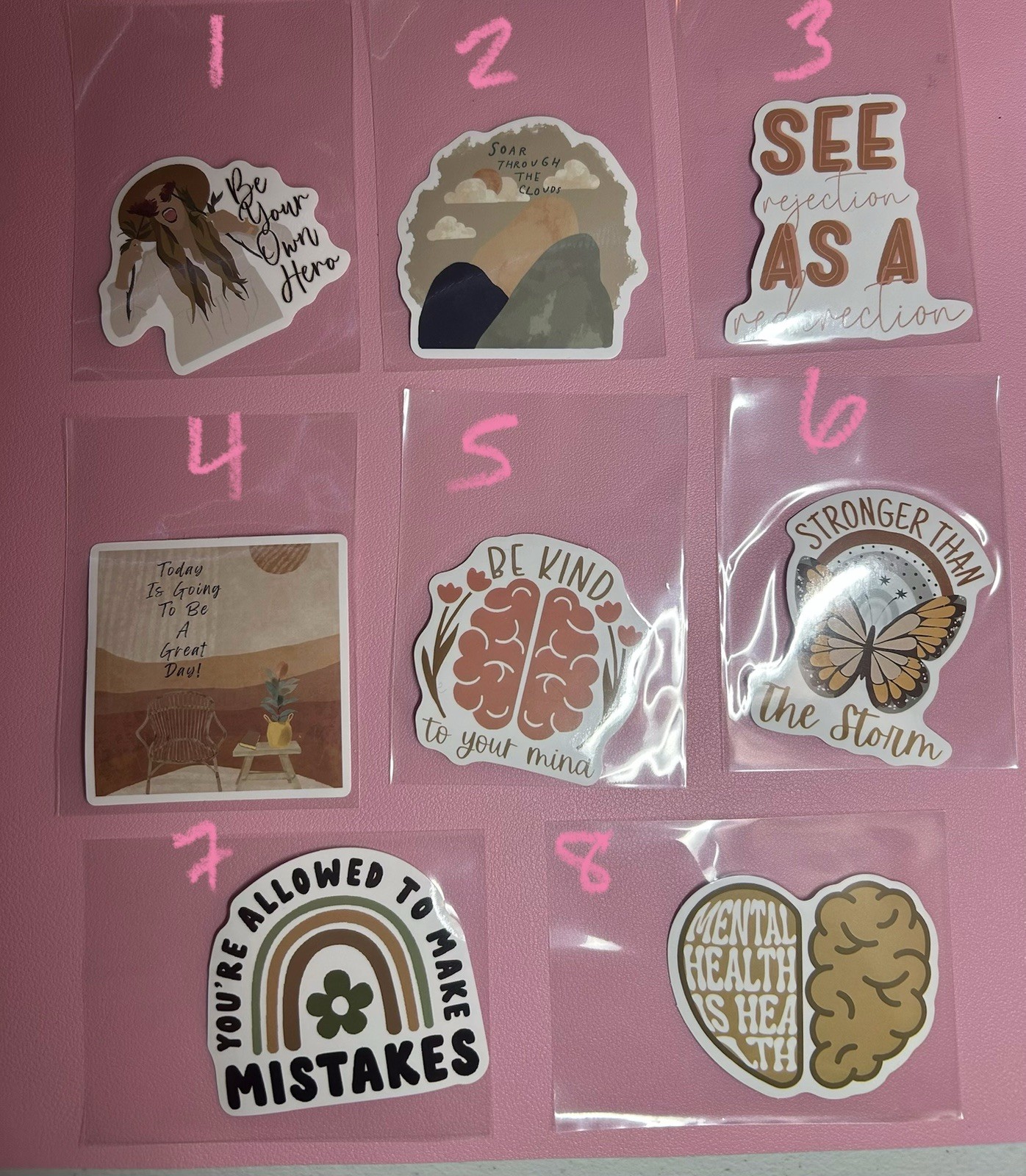 Mental health Inspirational Quotes , And More Stickers