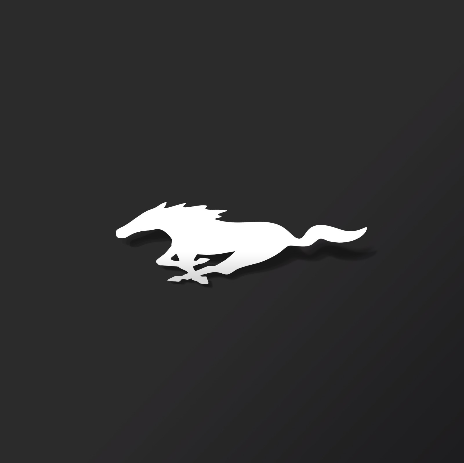 Mustang Horse Logo Decal – Car Truck Window Sticker – Ford Pony Vinyl Graphic