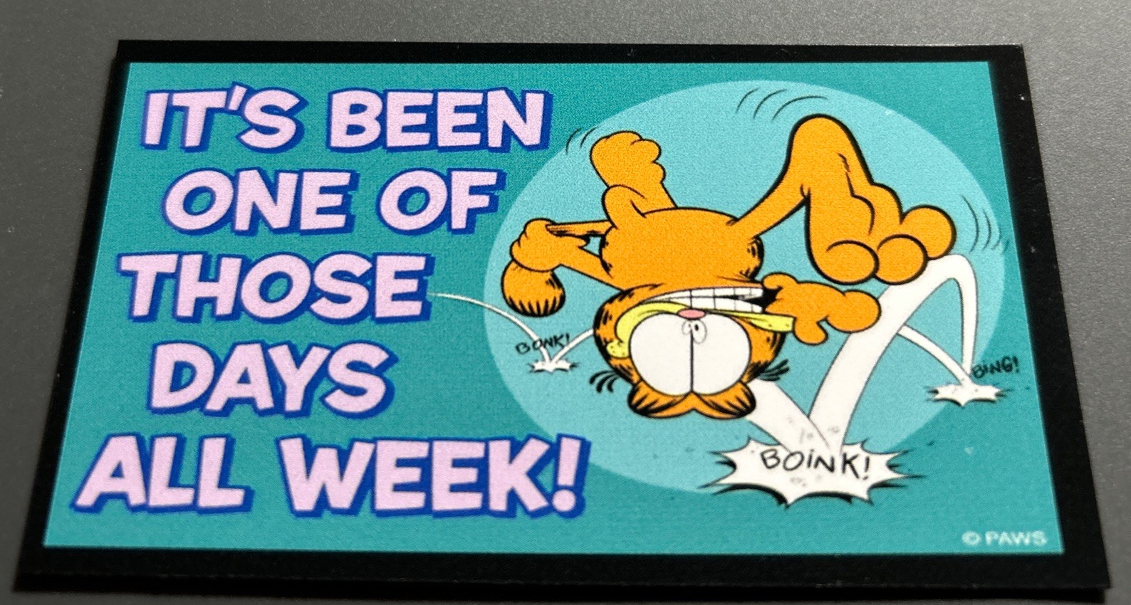 Fridge Magnet: GARFIELD – It’s Been One Of Those Days All Week! (Cat Humor)