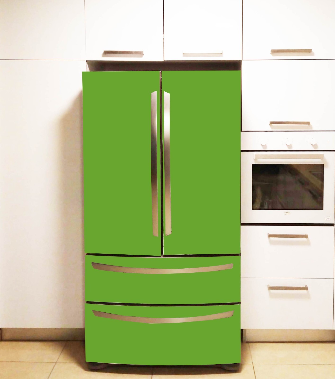 Fridge Wrap Self Adhesive Vinyl Decal Refrigerator