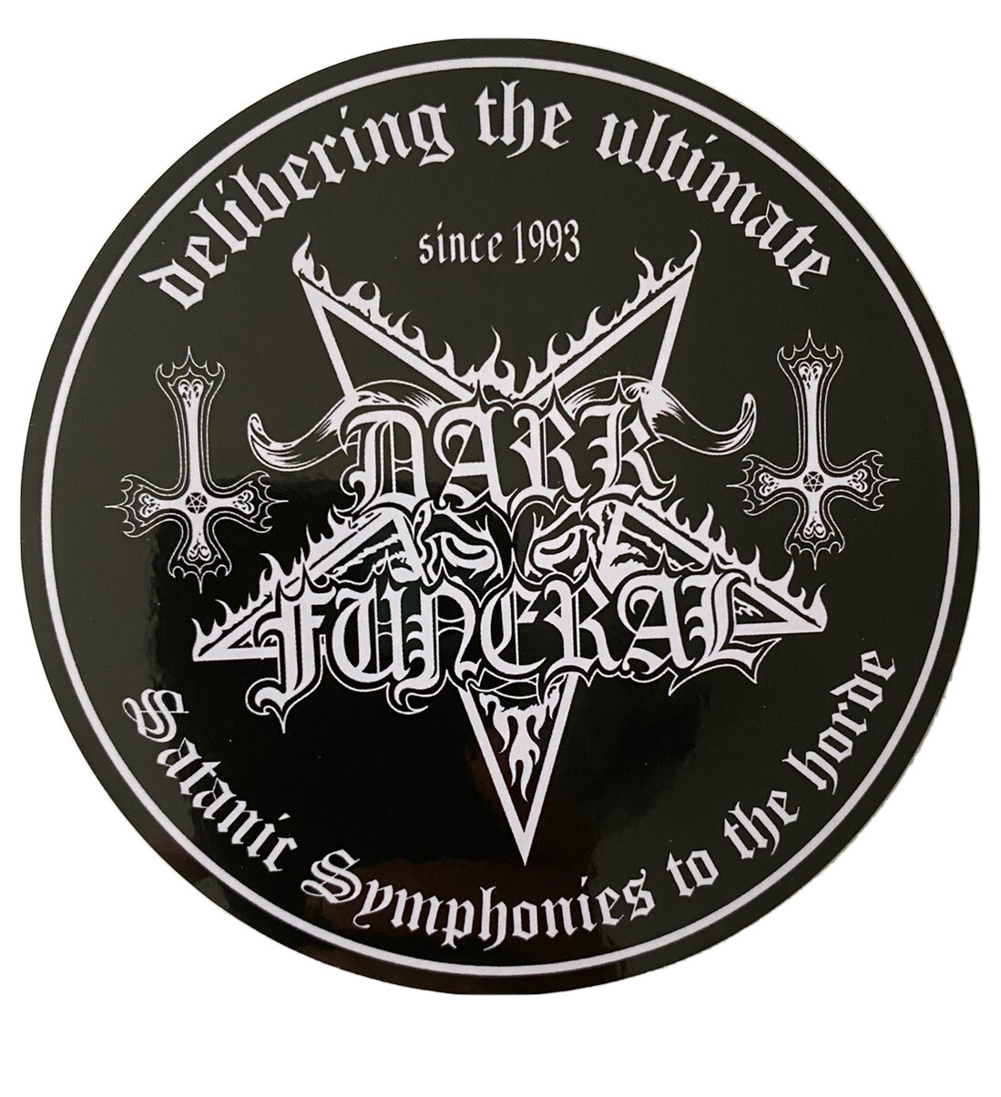 DARK FUNERAL STICKER SET ABBATH IMMORTAL MAYHEM PENTAGRAM BATHORY EMPEROR