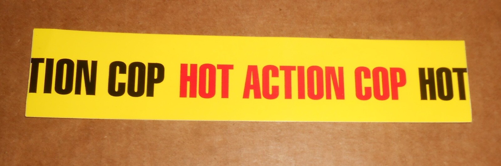 Hot Action Cop Sticker Original Promo 8.5×1.75 Fever for the Flava RARE