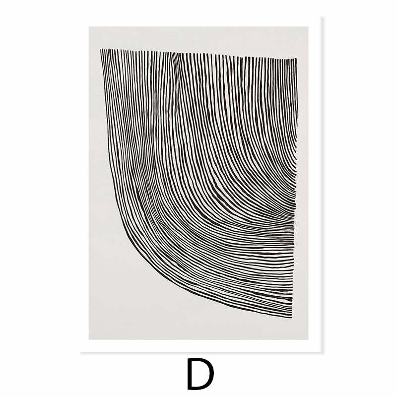 Beige Trendy Colors Minimalist Line Wall Art