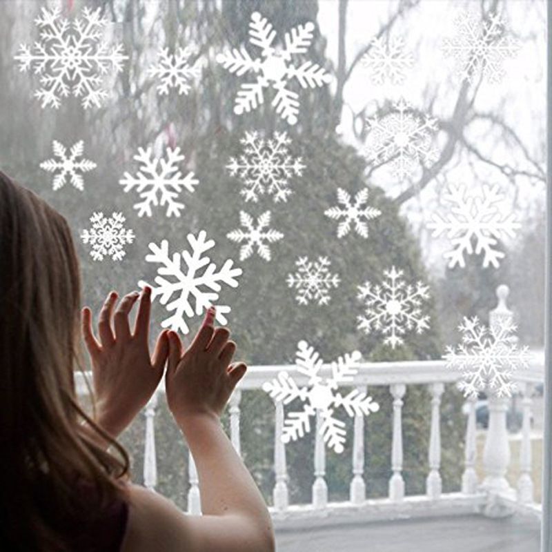 Christmas Window Stickers – Home Wall Sticker Decal Chrismas Season Decoration