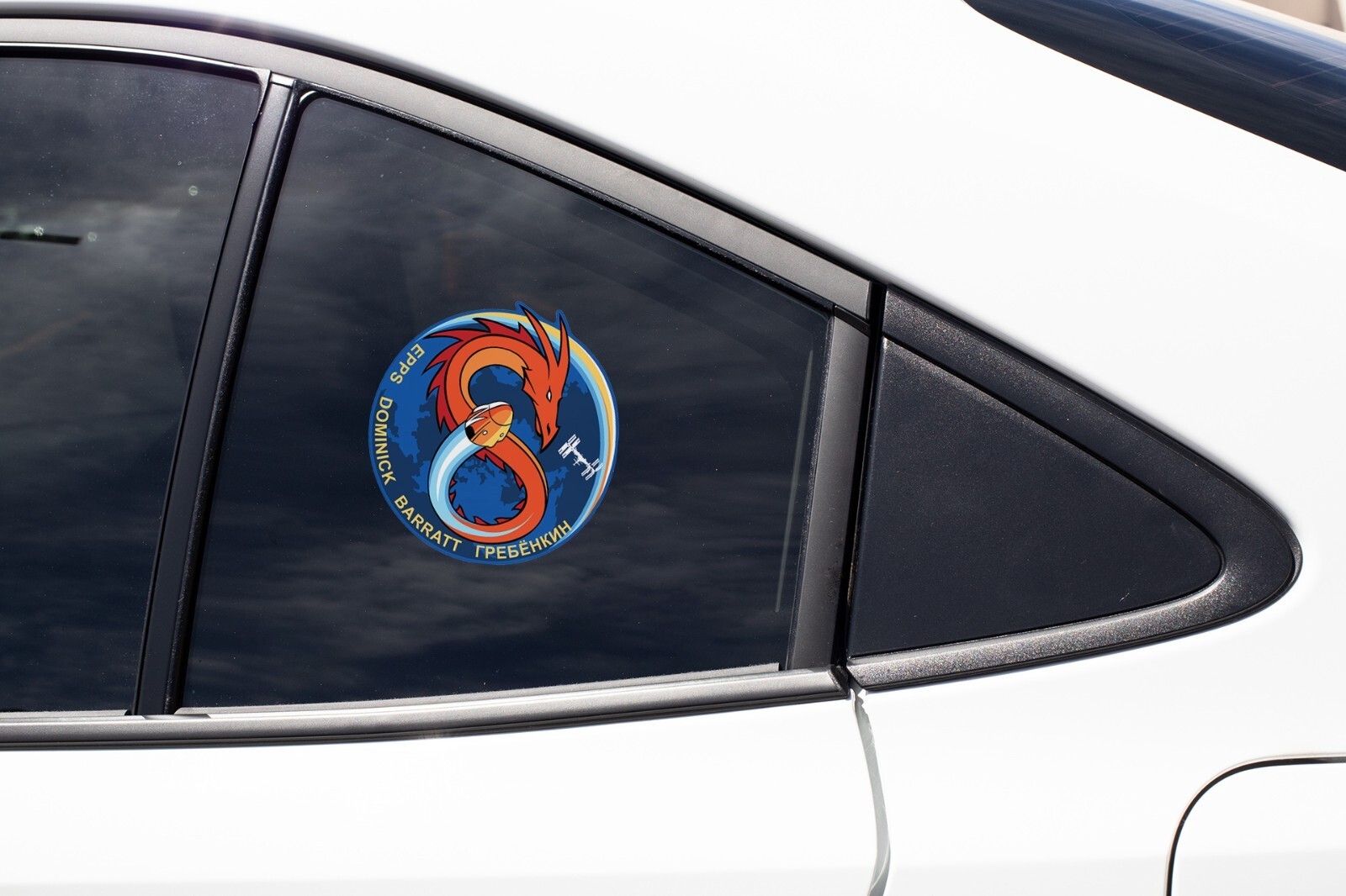 NASA SpaceX Crew-8 Mission Patch Sticker Decal NASA Commercial Crew Flight
