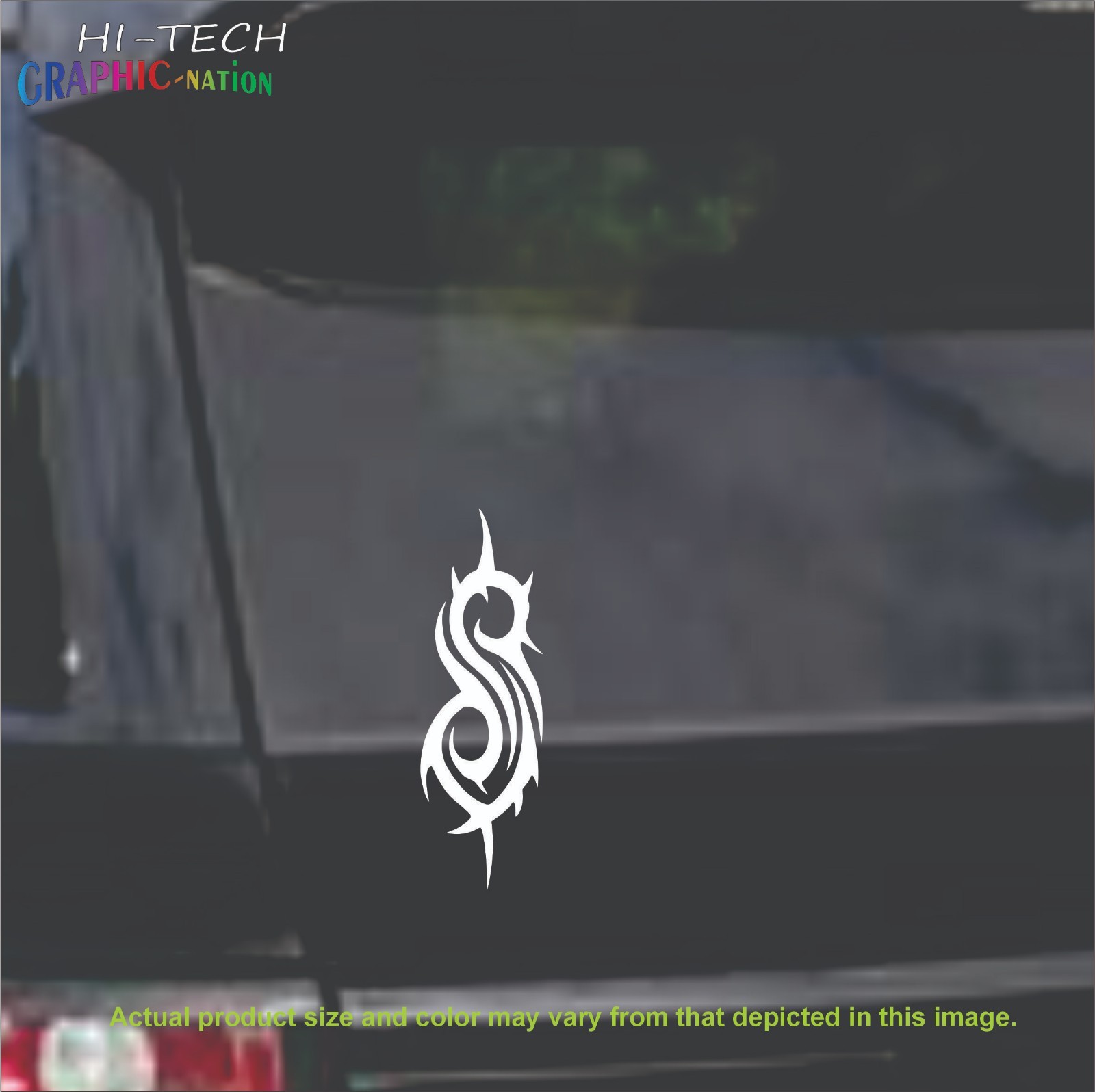 SLIPKNOT TRIBAL S LOGO Sticker Vinyl Decal Car Truck Fun Megadeth Band Logo