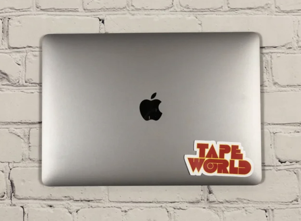 Tape World Sticker (Reproduction)