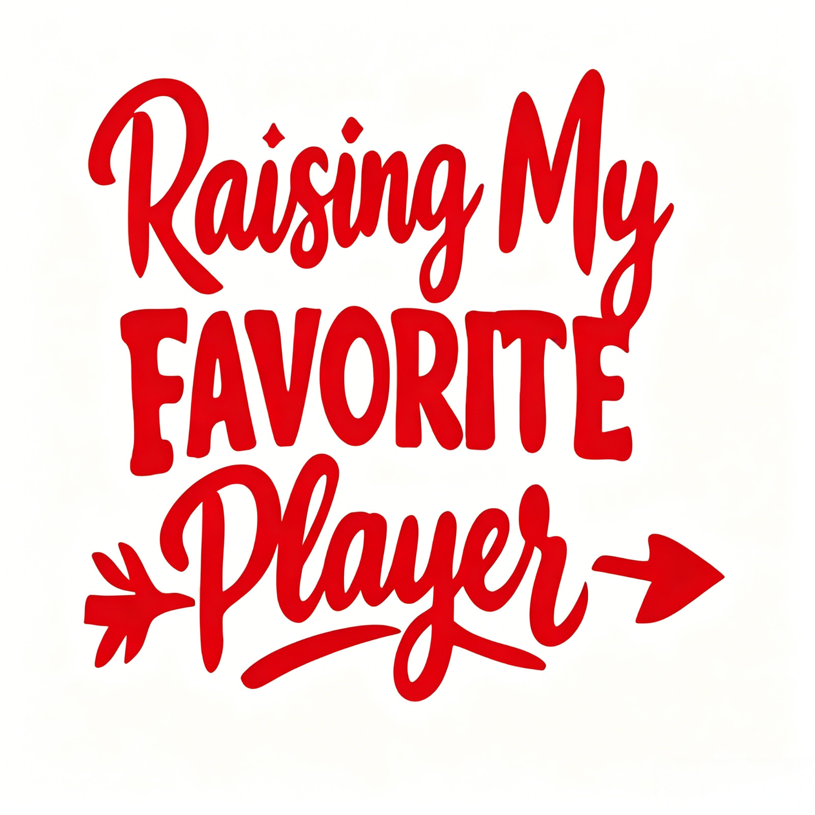 Raising My Favorite Player Car Decal Soccer Fan Funny Football Vinyl Sticker