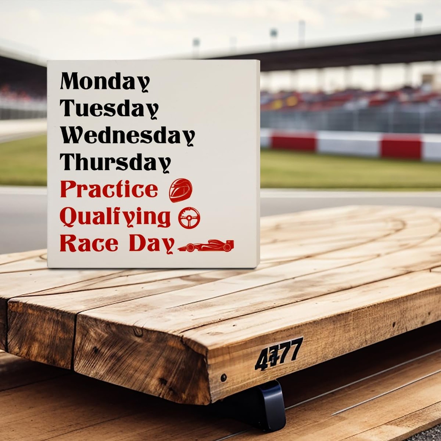 Racing Gifts for Women Men, Racing Race Car Decor for Home Room Man Cave, Rac…