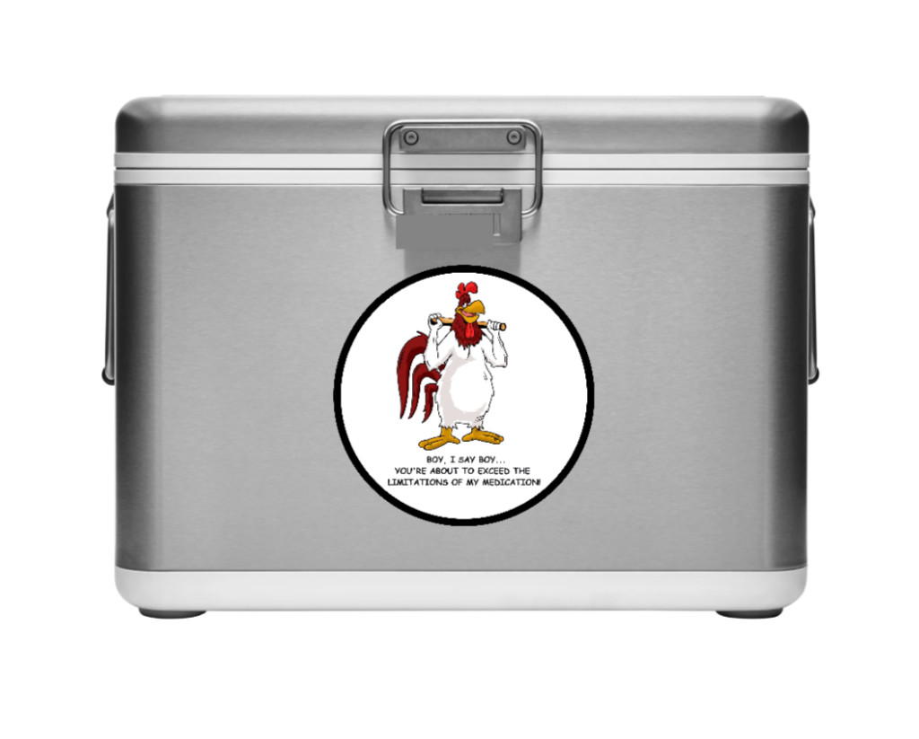 Cartoons – Foghorn Leghorn – 4" Vinyl Decal Handmade Vehicle Laptop Cooler 262