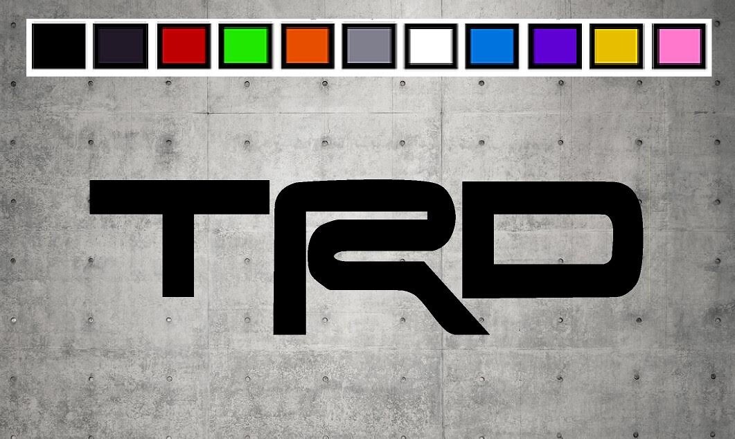TRD LOGO Vinyl Decal Sticker Emblem Car Truck Window 4" 6" 8"