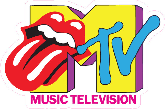Waterproof MTV Logo Vinyl Sticker – UV-Resistant for Cars and Laptops