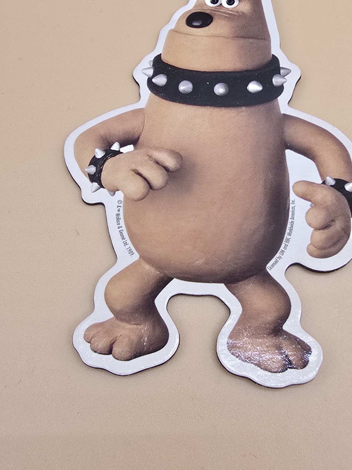 1989 Wallace And Gromit PVC Vinyl Magnetic Stickers