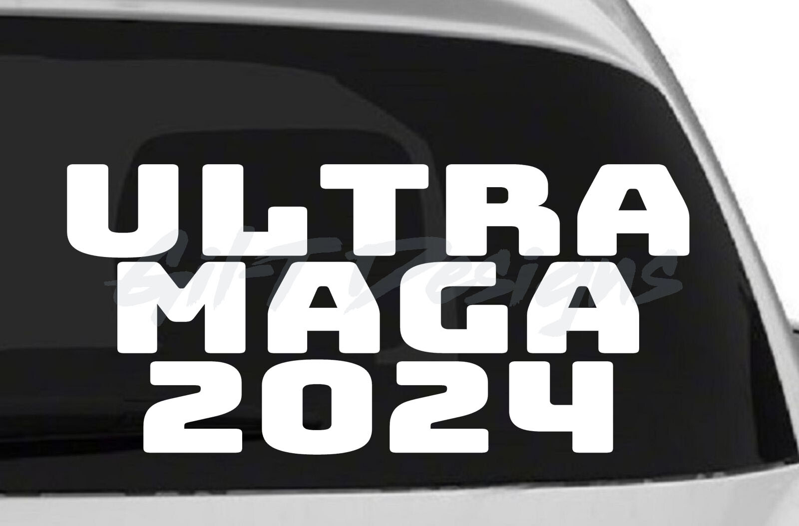 Ultra Maga #3 Vinyl Decal Sticker, Donald Trump, 45, 2024, President, Don, FJB