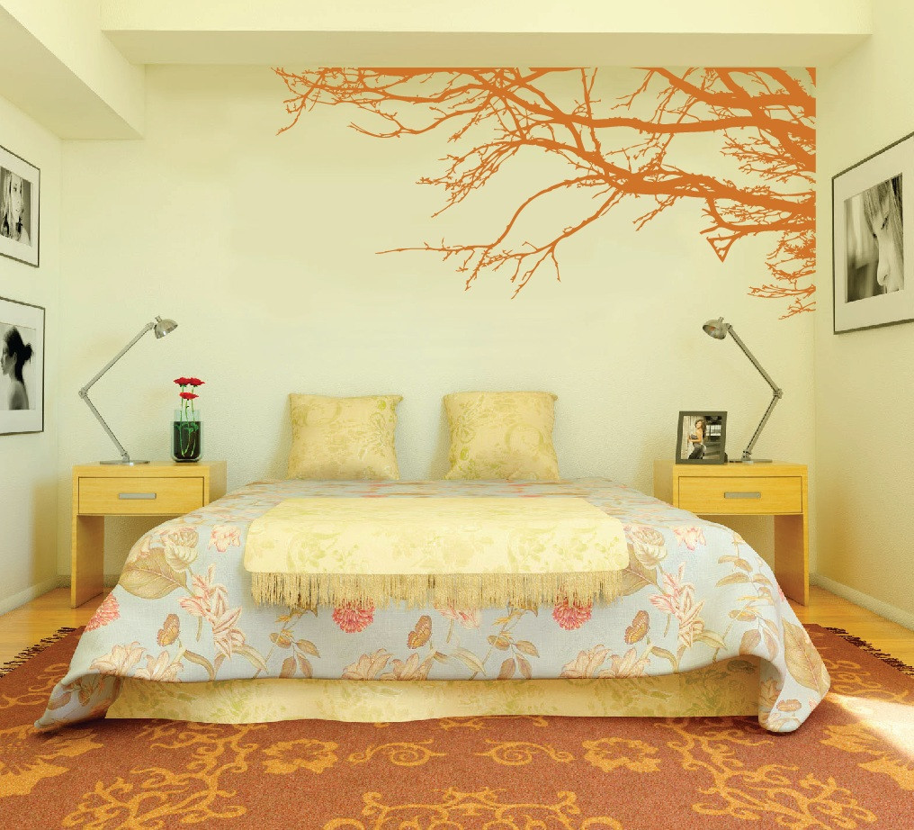 Large Wall Tree Top Nursery Decal Branches Wall Art Sticker Choose size, color