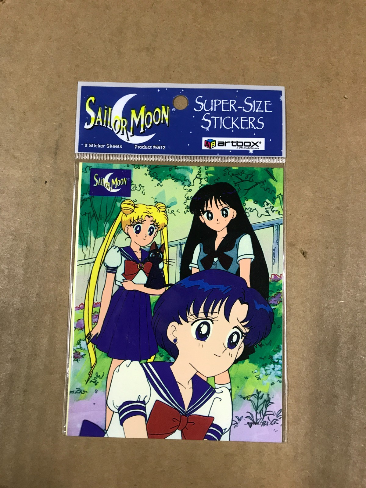 VTG 1999 ARTBOX Sailor Moon Super-Size Stickers Pack