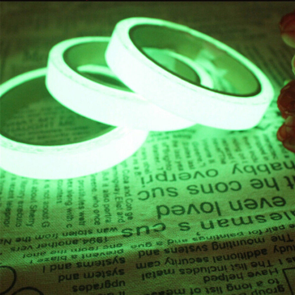 Glow In The Dark Luminous Fluorescent Night Self-adhesive Safety Sticker Tape