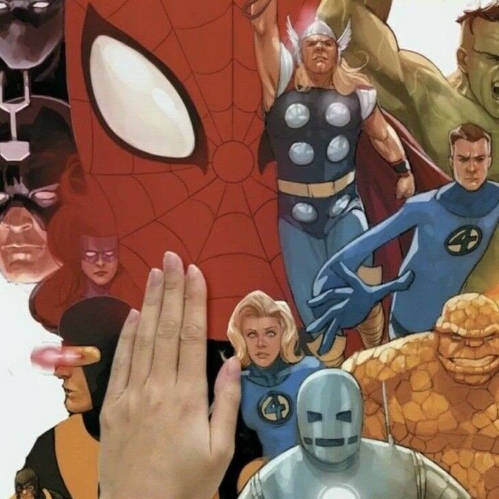 New Avengers Classic Peel & Stick Giant Wall Decals Marvel Stickers RMK4648GM