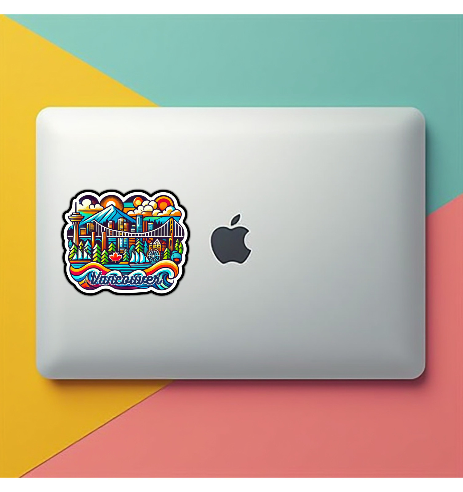 Vancouver British Columbia Canada Fridge Magnet or Laptop Sticker