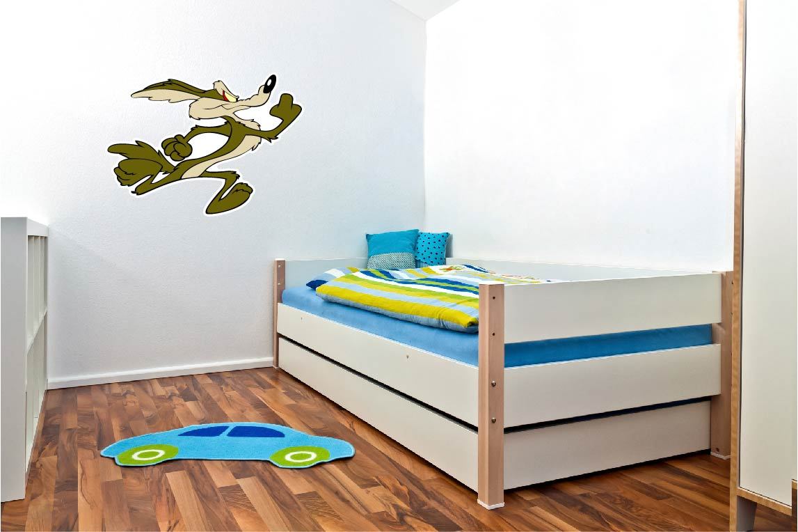 Wile E. Coyote Road Runner Cartoon Vinyl Sticker Decal WALL *SIZES*