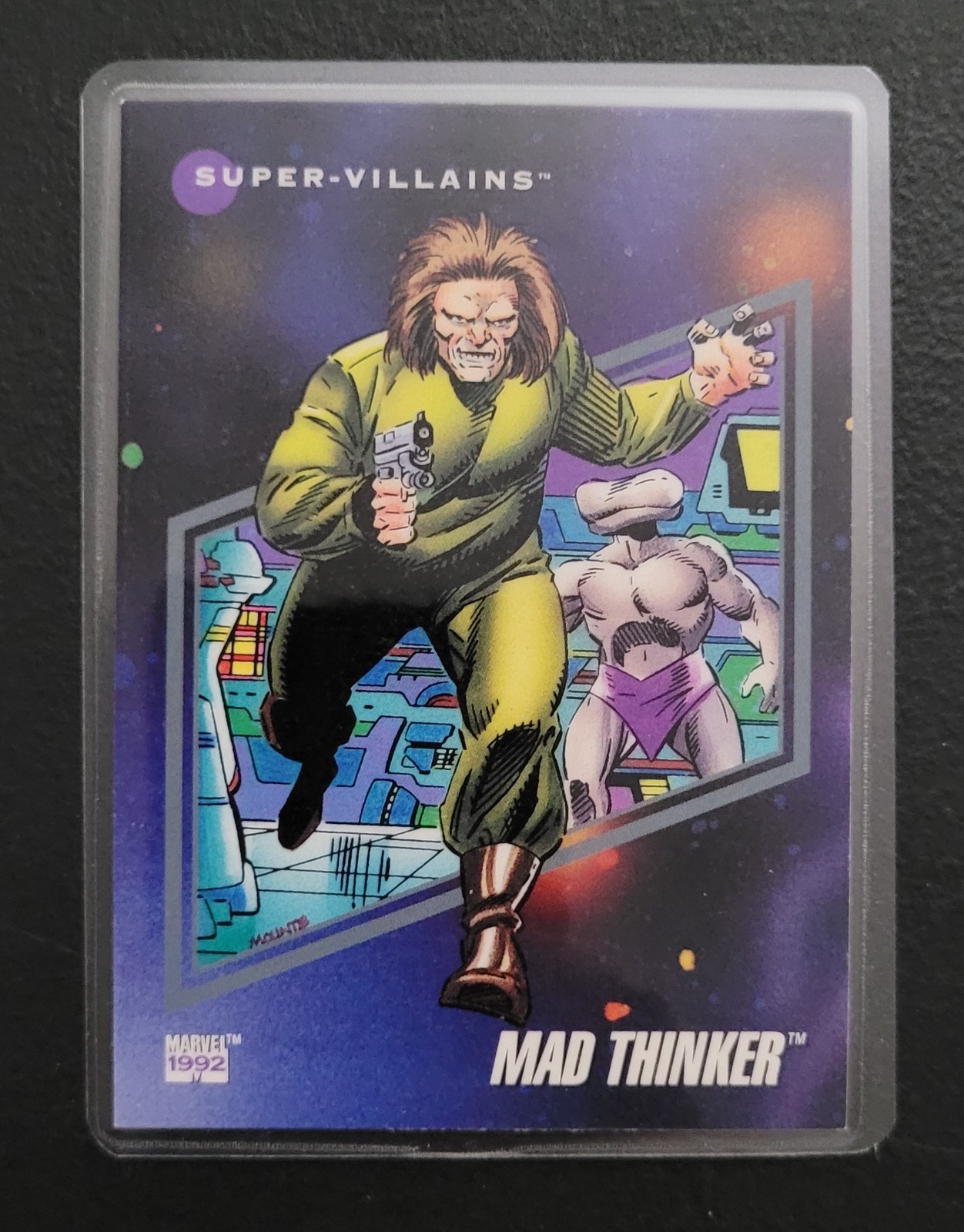 1990's Impel Marvel Univ Super Villains Fridge/Locker/Cabinet Laminated Magnet
