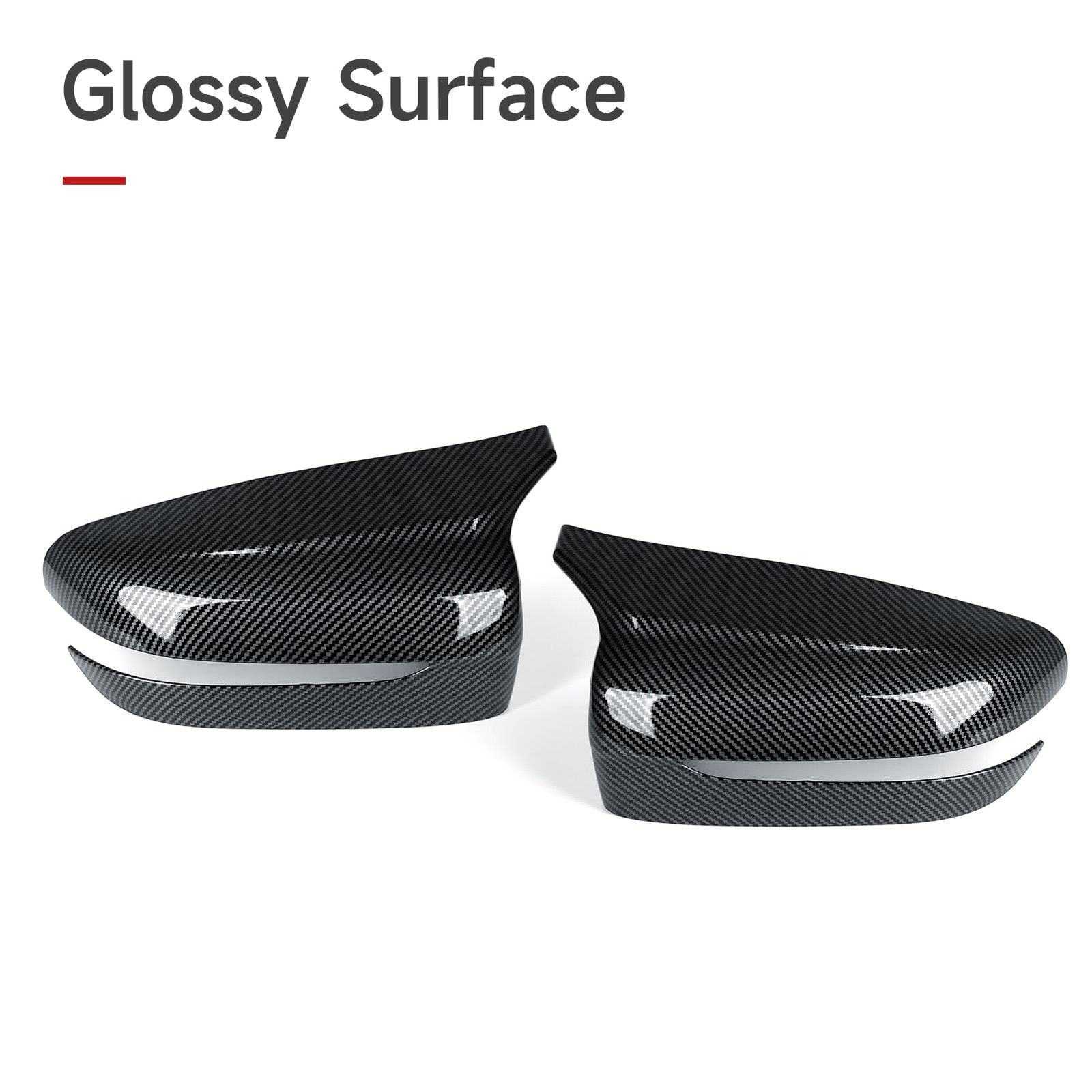 Carbon Fiber Rearview Mirror Cover Trim for BMW G20 G21 G22 G30 G31 G11 G12