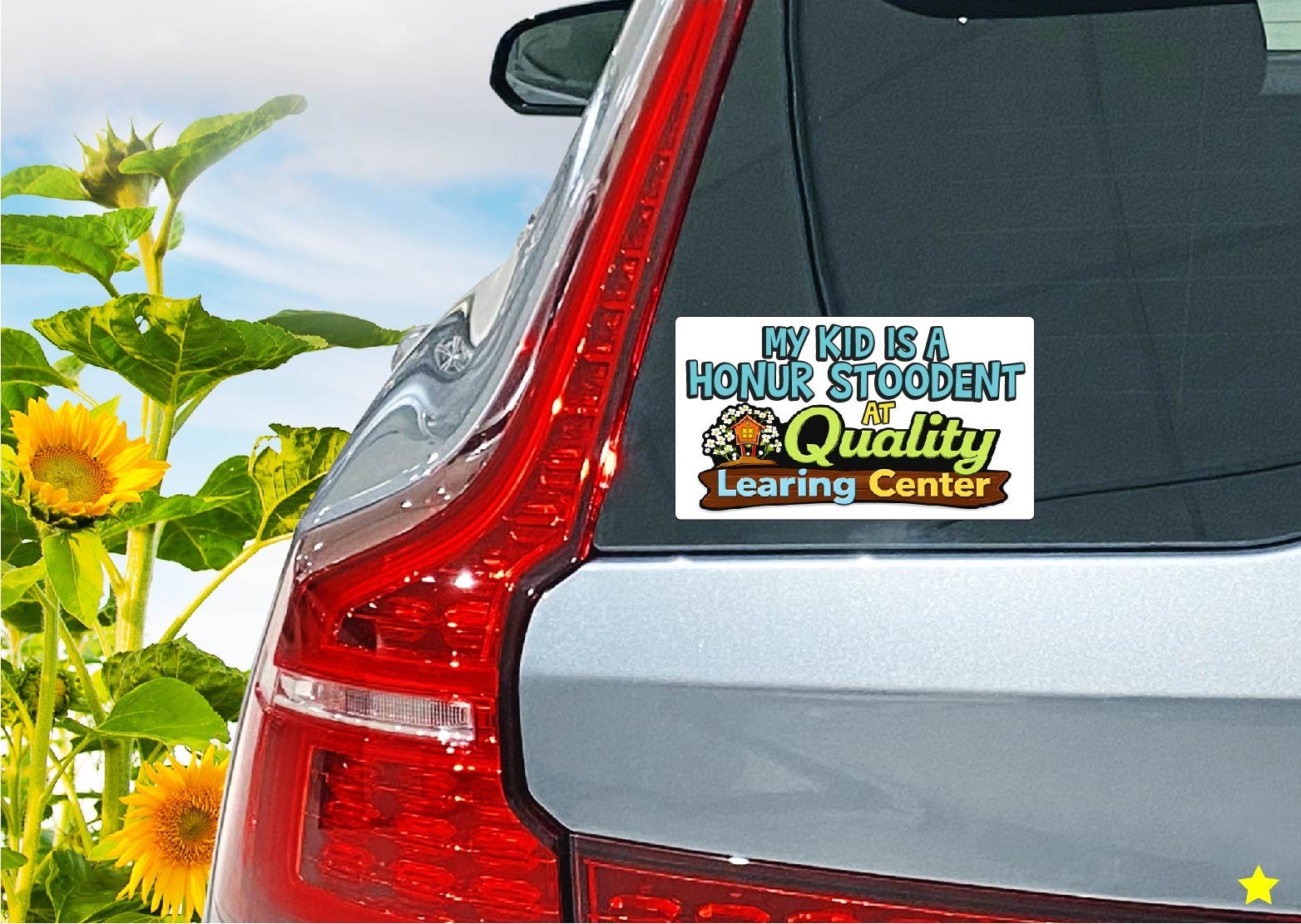 Quality Learning Honur Stoodent Decal Sticker Funny Political Humor