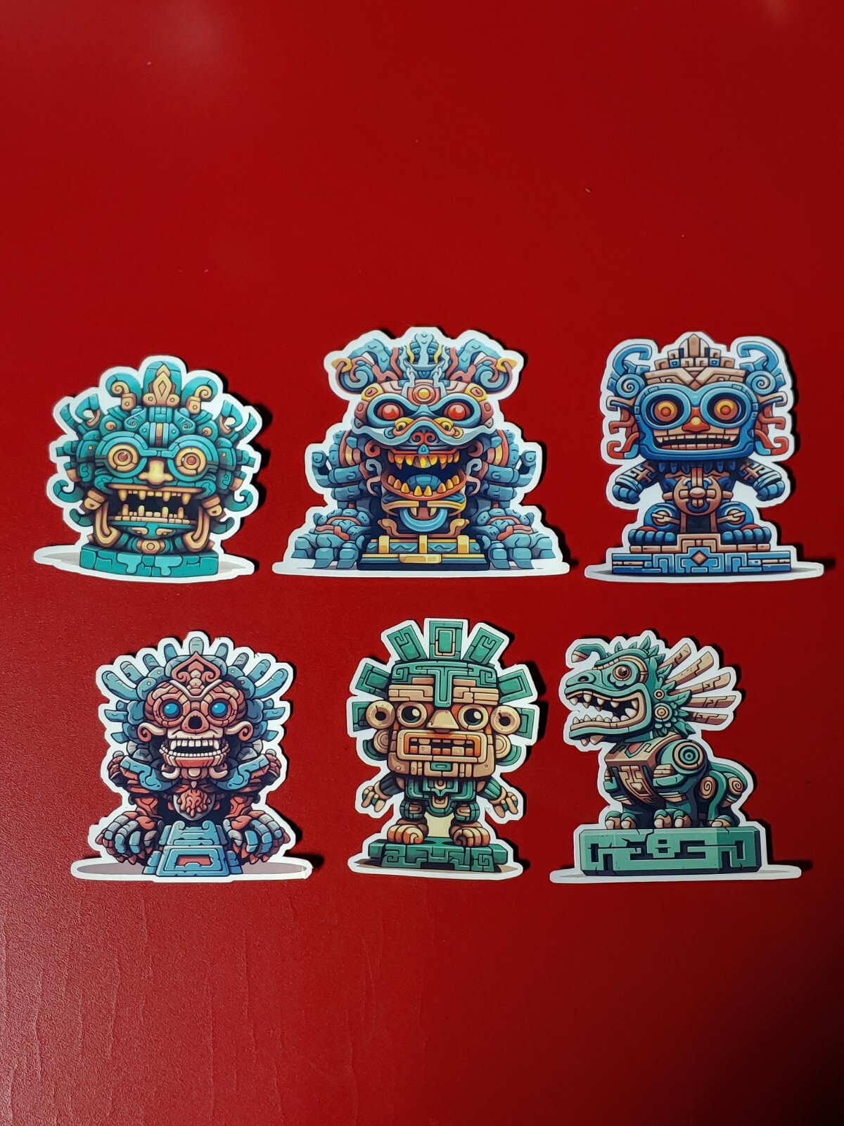 Aztec Character Cartoon Sticker Pack