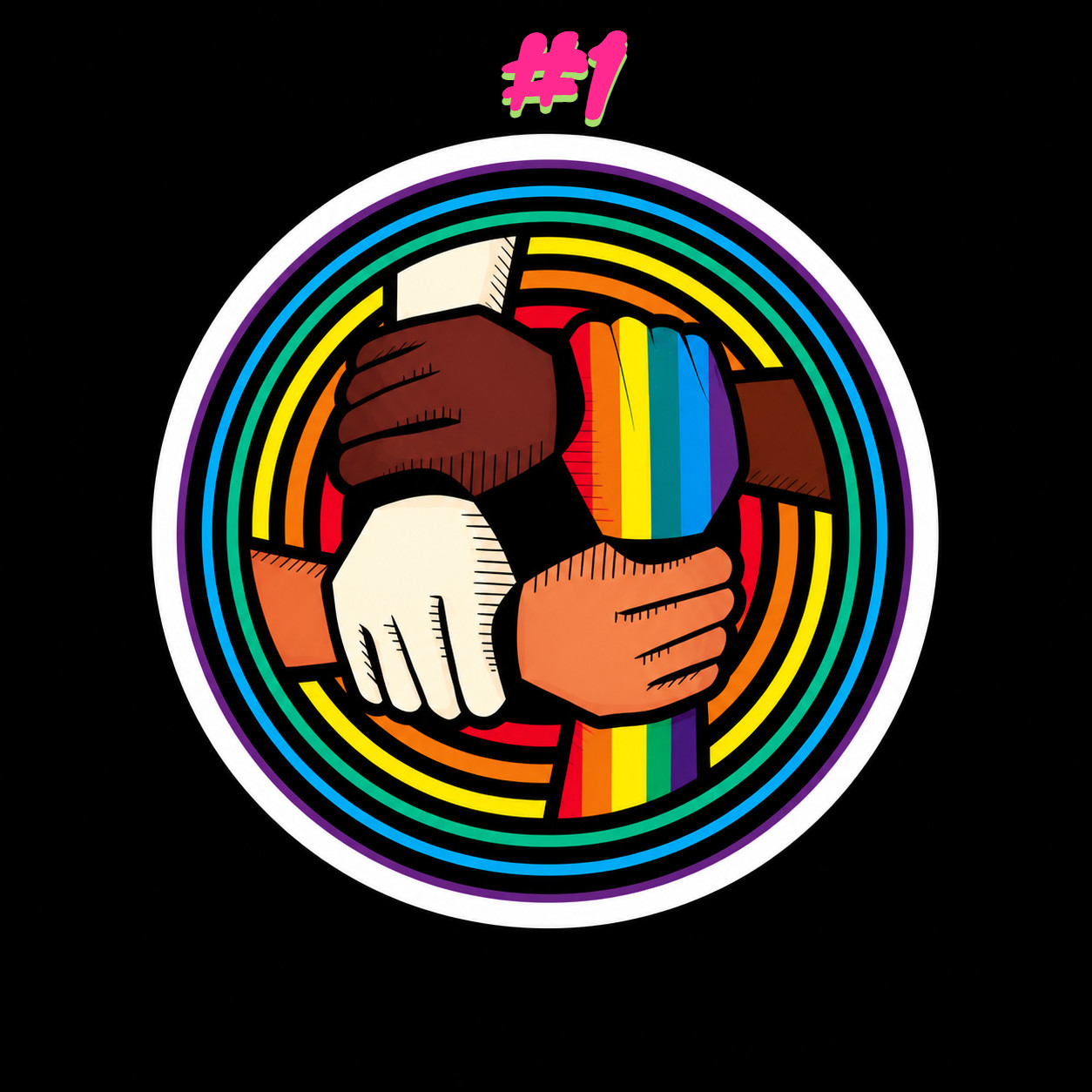 Gay Pride LGBTQ Stickers Rainbow Flag Vinyl Decals Love Is Love Equality Trans