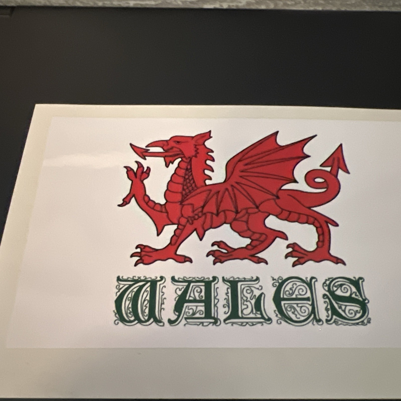 Welsh Flag of Wales Principality of Wales Welsh Dragon, Flag,dragon Sticker