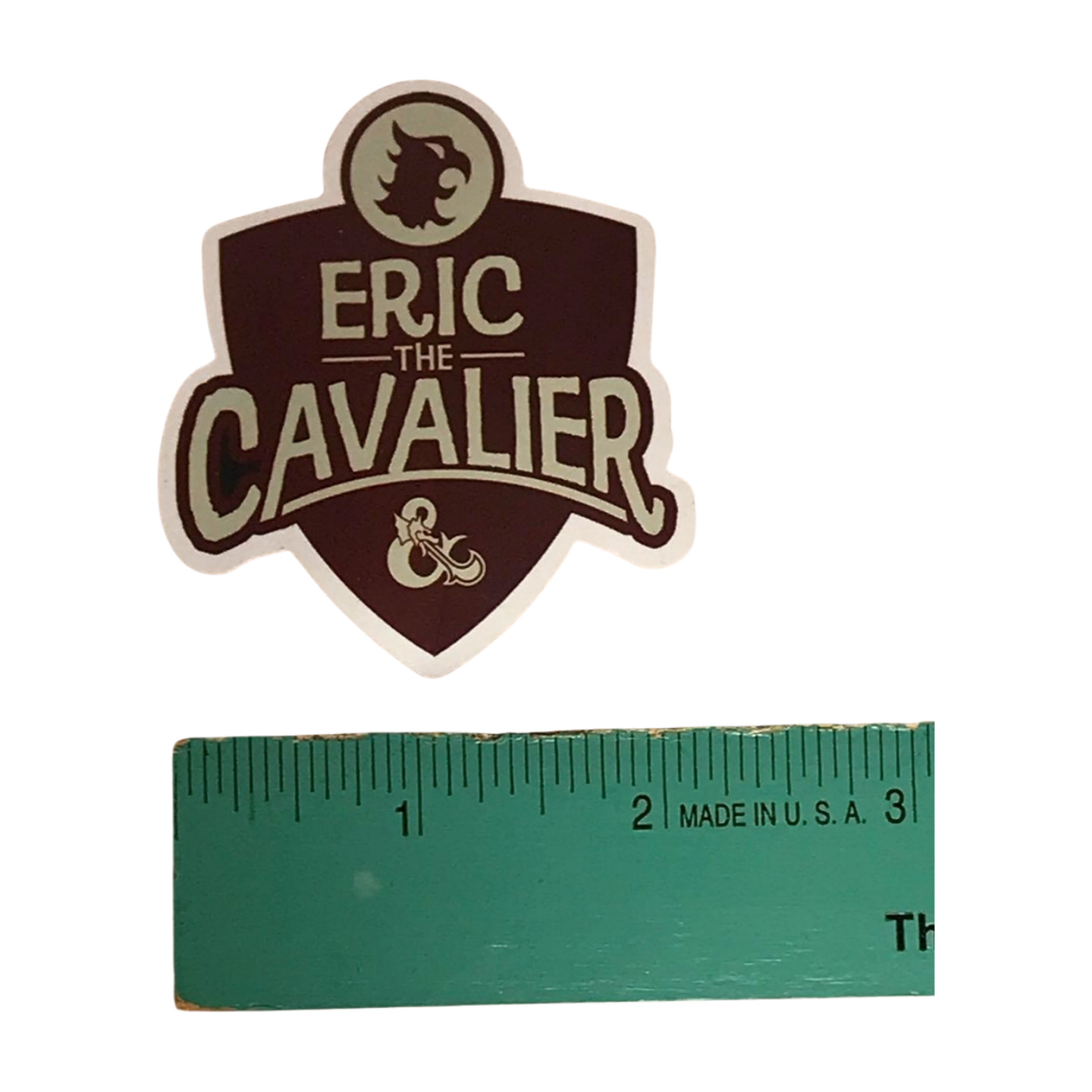 Eric the Cavalier Dungeons & Dragons Sticker