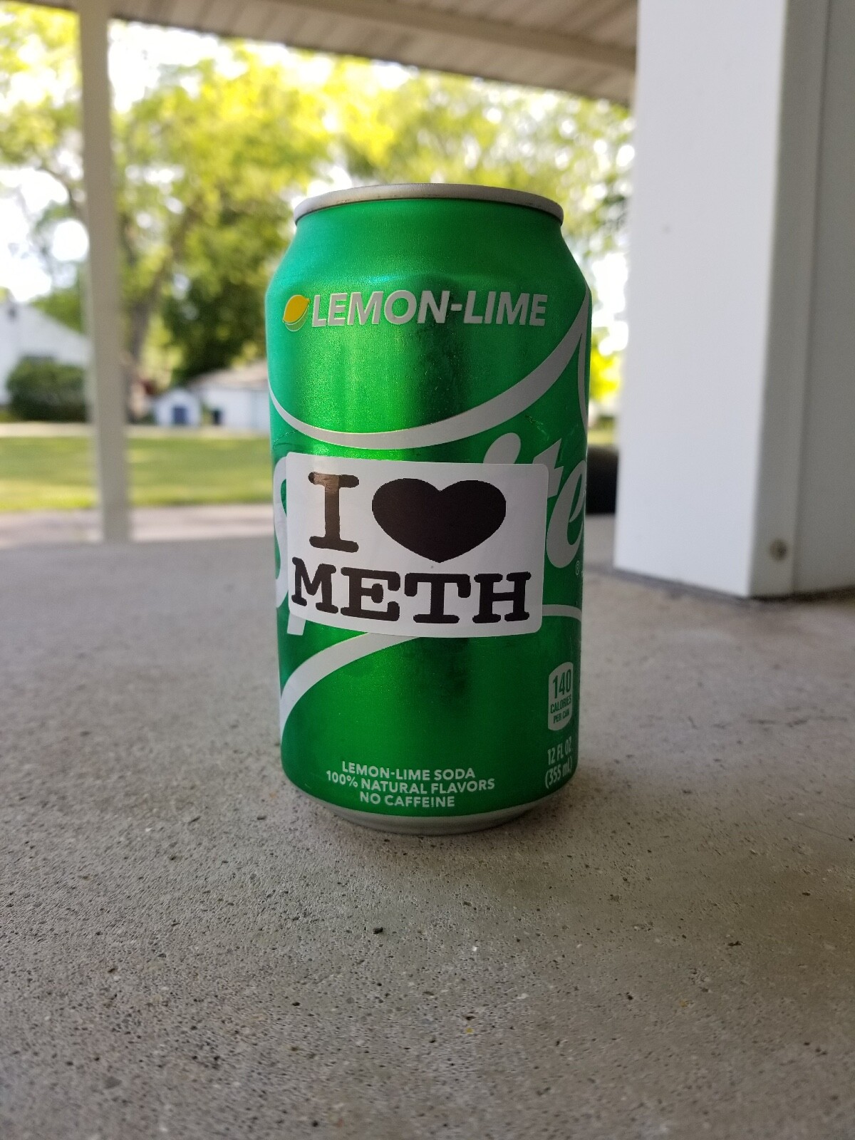I LOVE METH gag Stickers 25-500 Pack gag sticker anti drugs joke decal hard hat