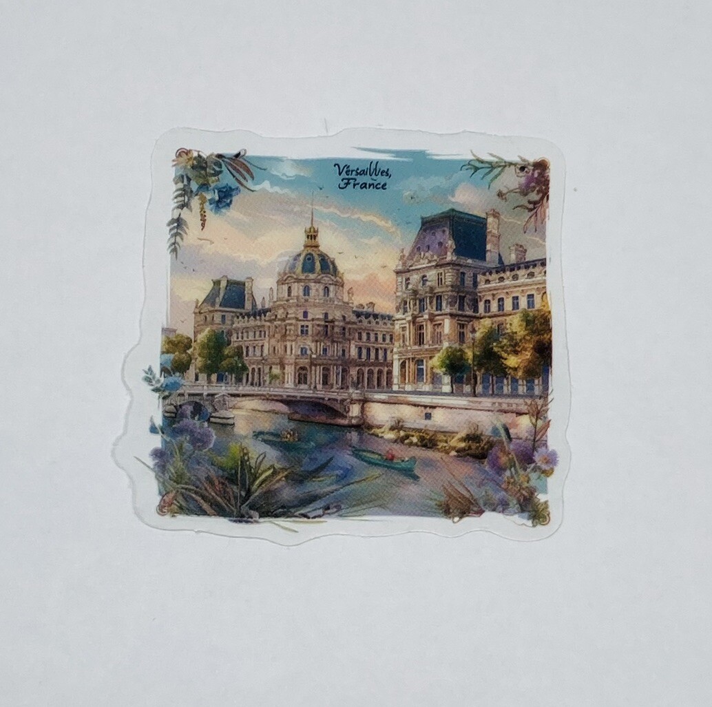 Versailles France Transparent Sticker Travel City Art Decal Vinyl Souvenir Tc6