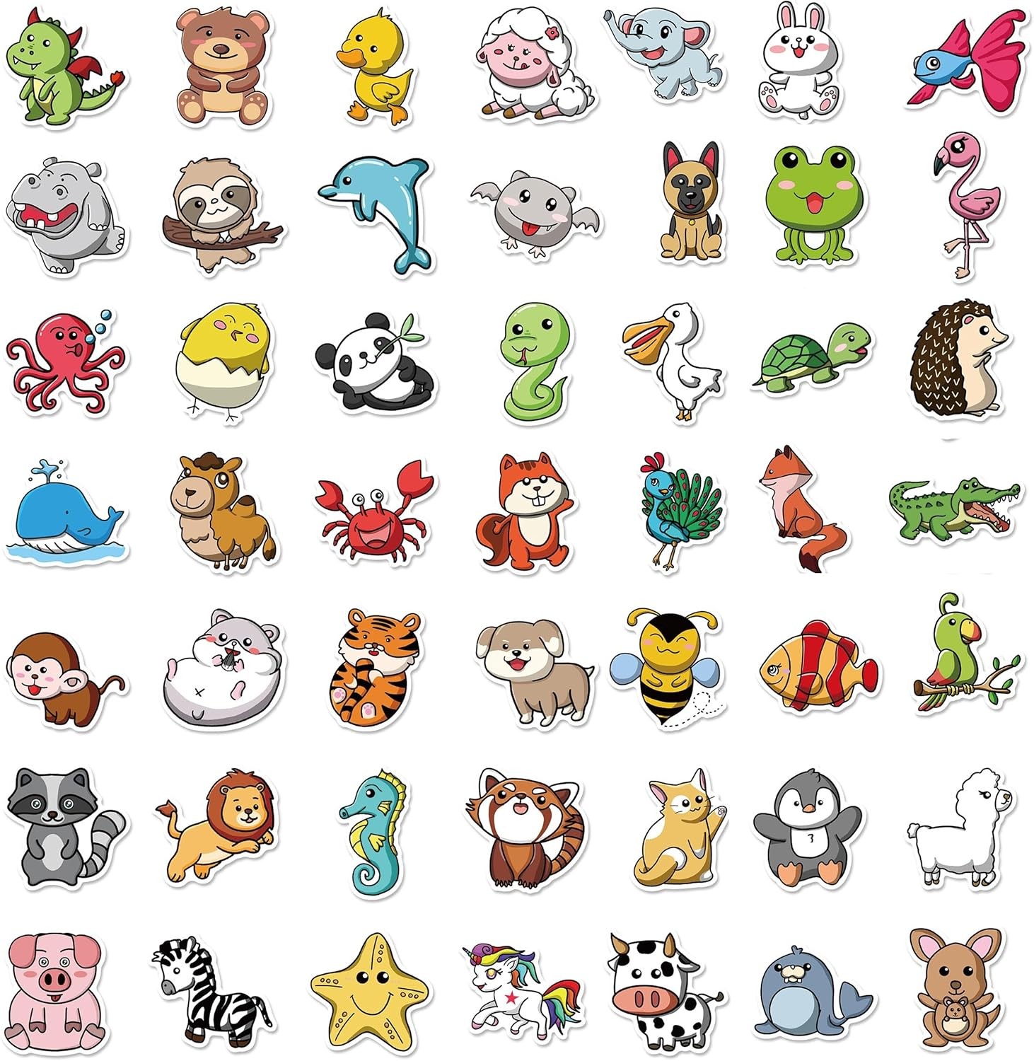 100Pcs Water Bottle Stickers, Safe Fade-Resistant Waterproof Vinyl Stickers for