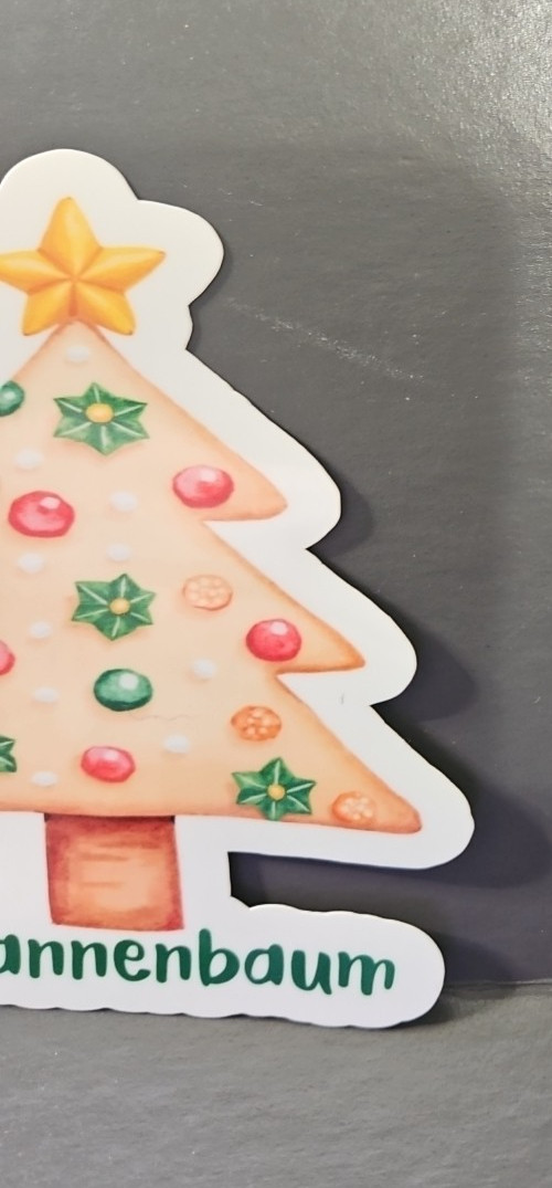 Vinyl Laminated Christmas Tree Colorful