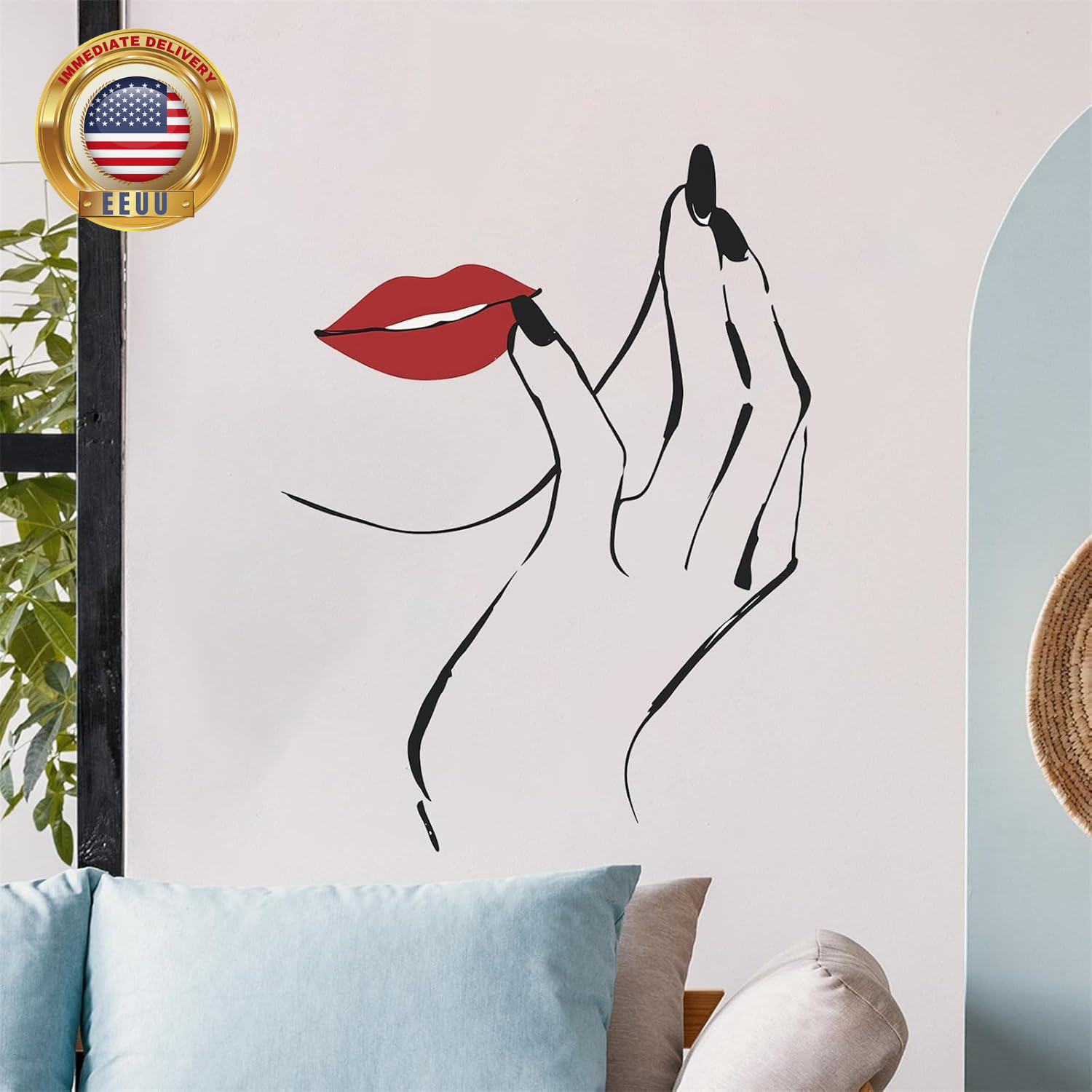 1 PCS Wall Stickers,Girls Room Personalized Wall Stickers,Birthday Party Gift De