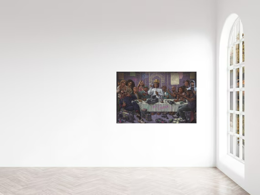 The Last Supper of HIP-HOP Music Wall Vinyl Decal Poster Removable Adhesive