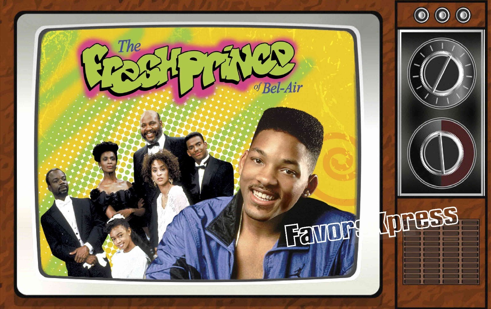 The Fresh Prince Commercial Classic TV Show PHOTO MAGNET 4 X 2.5 INCHES