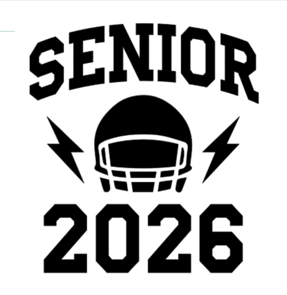 2026 Senior Sports Themed Heat Transfer Vinyl Iron On Image DIY Shirts Fabrics