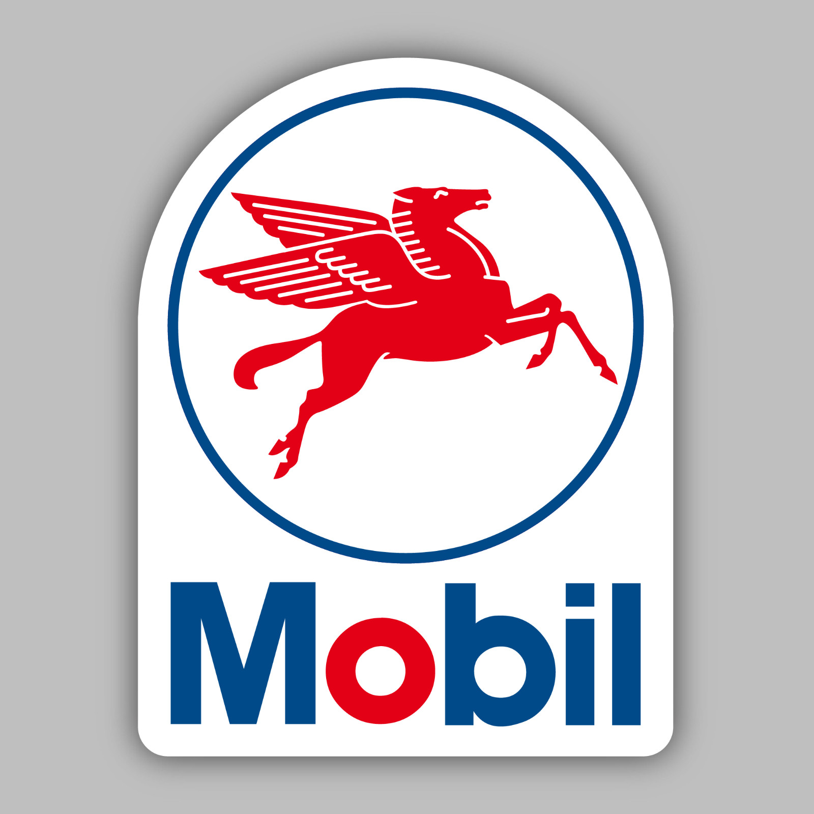 Mobil Oil Gas Vinyl Sticker/Decal – Gasoline -Vintage Classic – Hot Rod – Racing