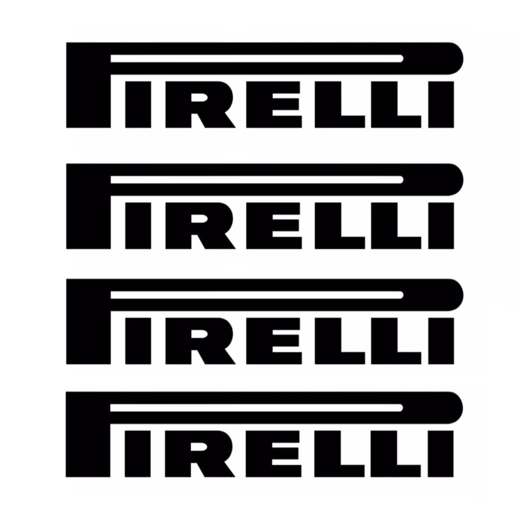 Pirelli Tires Decal Die Cut Vinyl Pirelli Sticker Graphics Logo – ANY SIZE