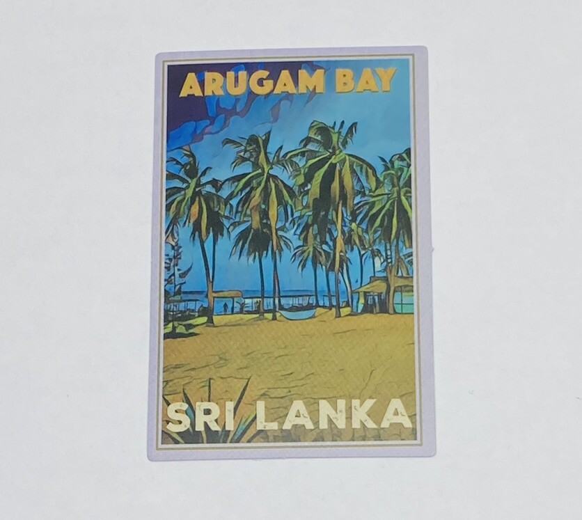 Arugam Bay Sticker Sri Lanka Travel Art Decal Vinyl Country Souvenir Tc6