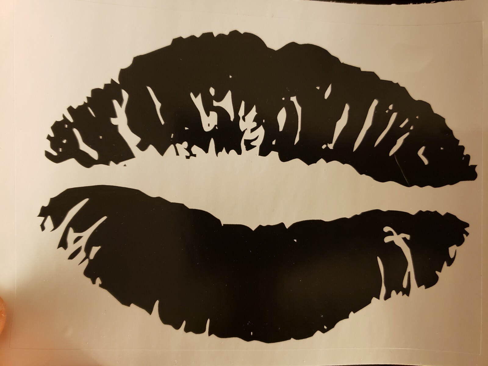 Kiss Lips Vinyl Decal Sticker Fast Shipping