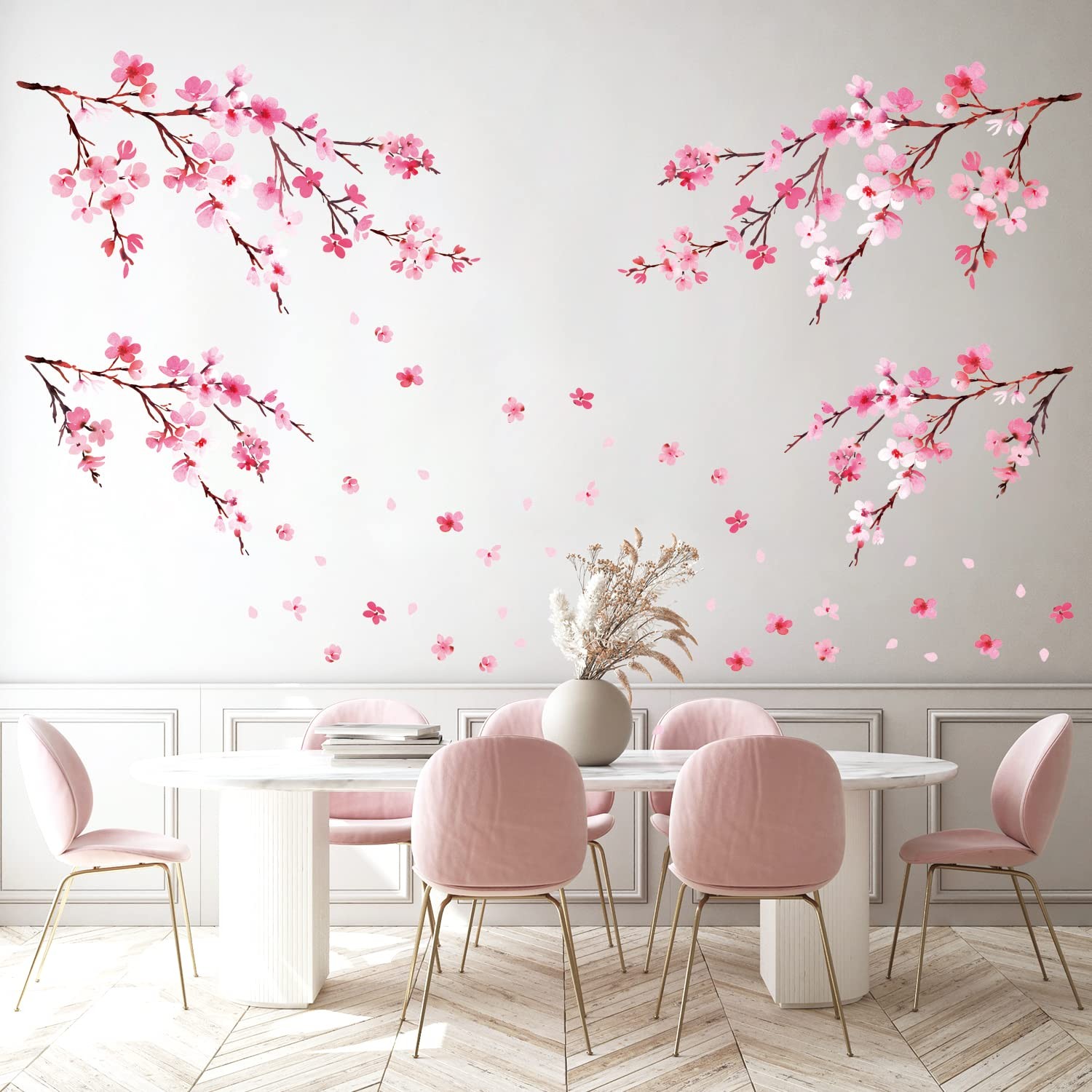 DS12-2003P1903 Cherry Blossoms Wall Stickers Wall Decals Peel and Stick Remov…