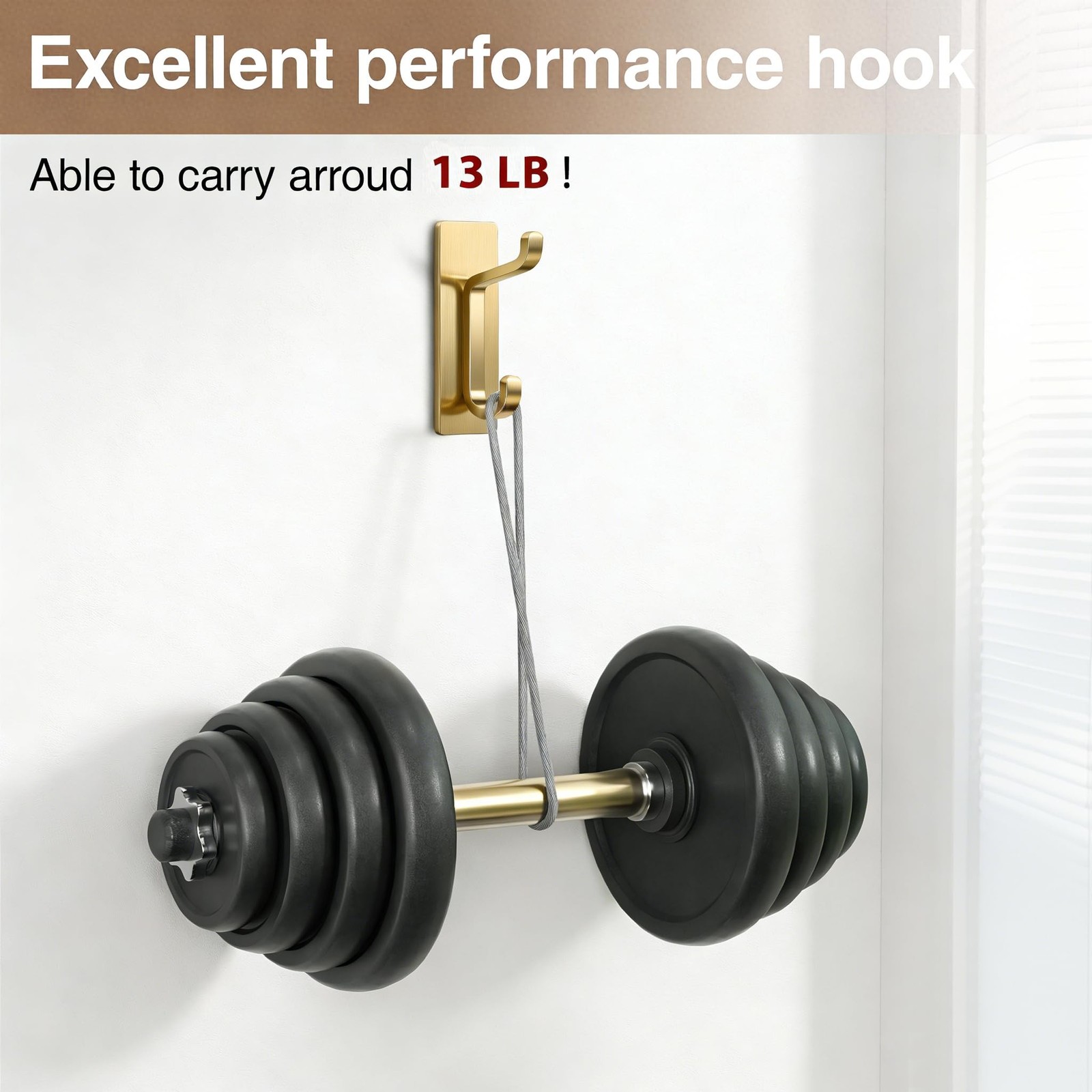 pickpiff Self Adhesive Hooks, Extra Sticky 10LB (Max), Heavy Duty Stainless, …
