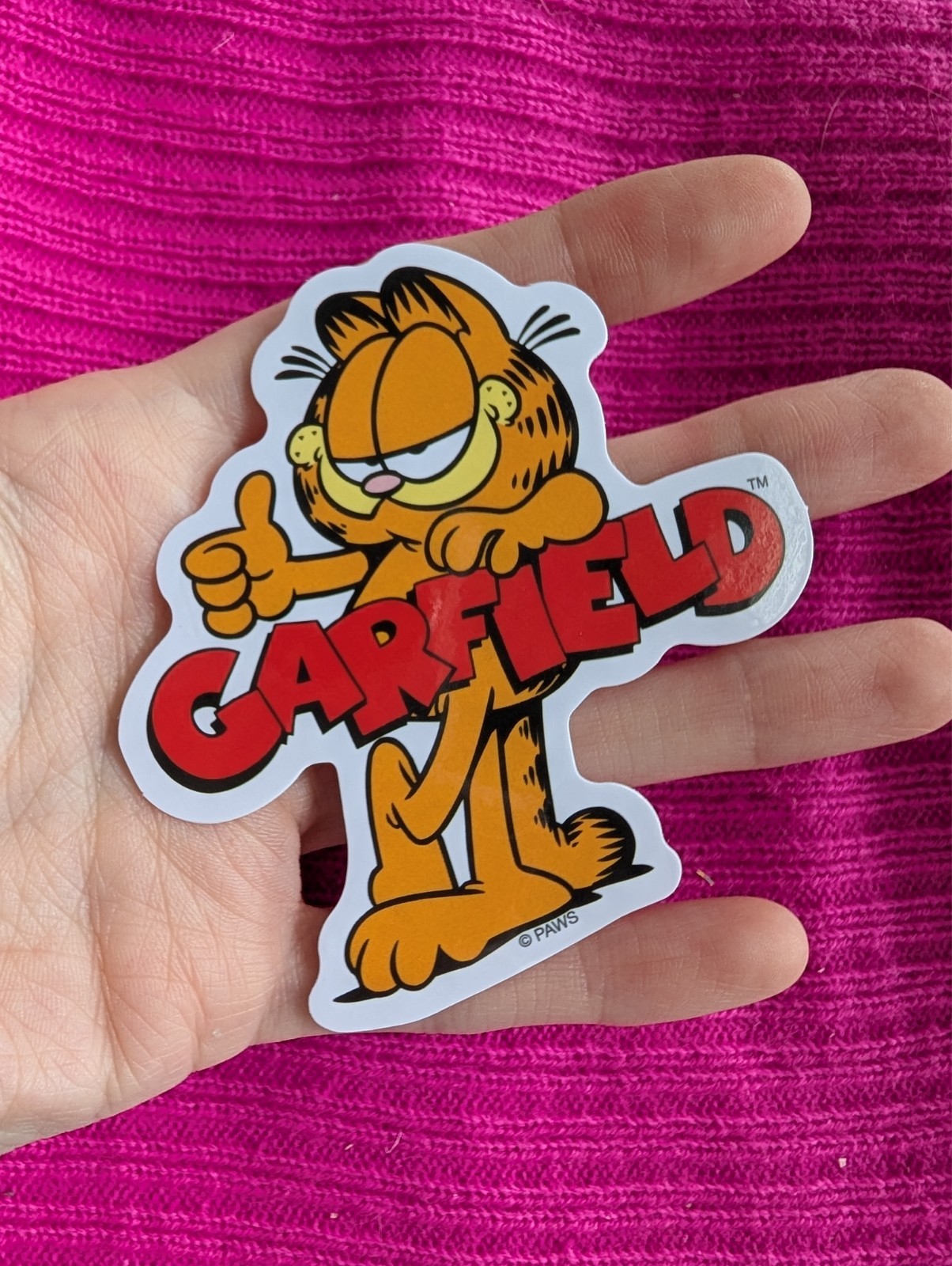 STICKER, Garfield, Sassy cat, Odis, Cartoon