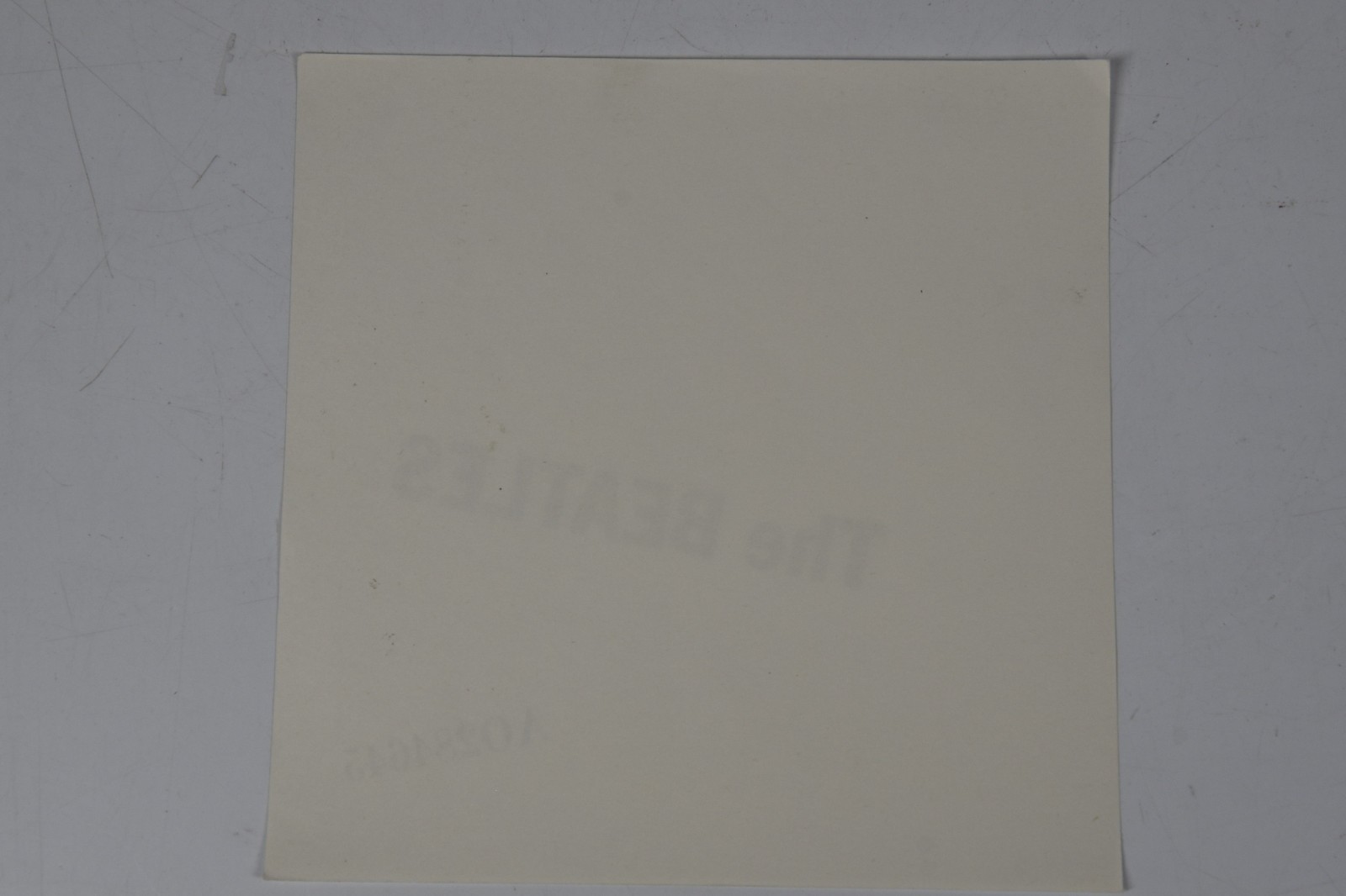 Vintage Beatles White Album Insert Cover Art 6" Art Print 45 Record Paper ONLY