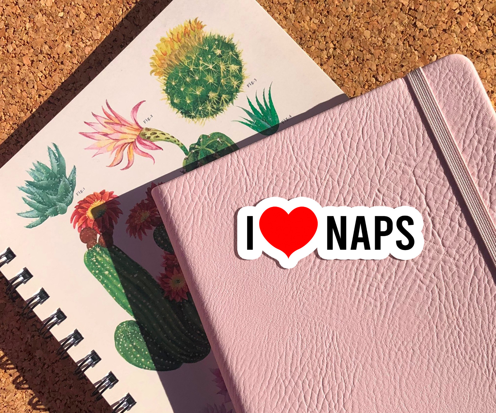 I Love Naps Vinyl Sticker – Funny Sleep Lover Decal