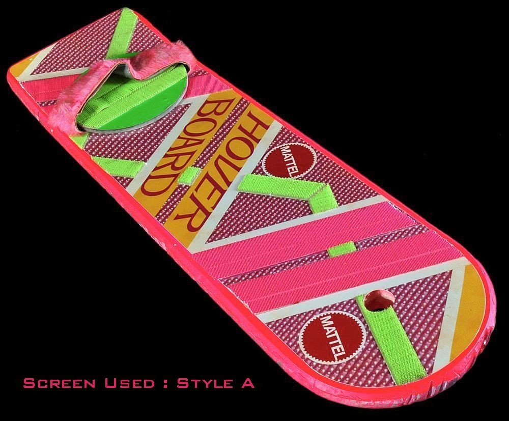 HOVERBOARD Back to the Future 2 movie prop upgrade decal sticker set of 2 BTTF