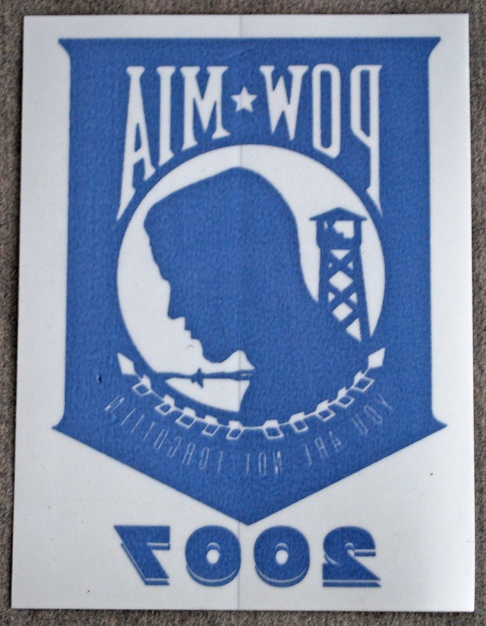 2007 POW-MIA Sticker Decal You Are Not Forgotten 20080-DECA-17